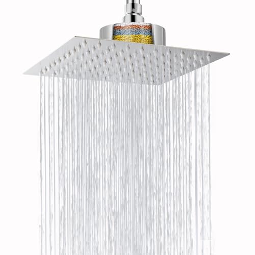 Nuodan High Pressure Rain Shower Head with Filtered - 8