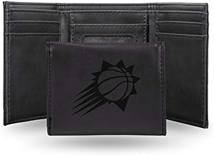 Miniatura 7 de Rico Industries Billetera triple grabada con láser de la NBA con grabado láser, accesorio para hombre