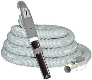 Tubo para la aspiración centralizada con interruptor y regulación de la fuerza de succión, accesorios de 32 mm, conector para toma 37 mm, longitud 8 m