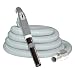 SACH Zentralstaubsauger Saugschlauch PLUS mit Ein/Ausschalter und Saugkraftregulierung für VAC Digital geeignet, Anschluss für Zubehör 32 mm, Anschluss für Saugdose 37 mm Größe 12m