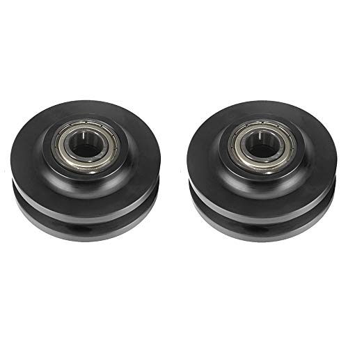 Preisvergleich Produktbild CCJH Schiebetür Nylon Rollen Doppellager geräuschlos 2 Stück