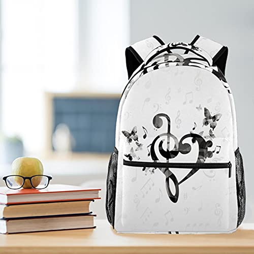 Sac à dos pour garçons et filles papillon multicolore pour l'école
