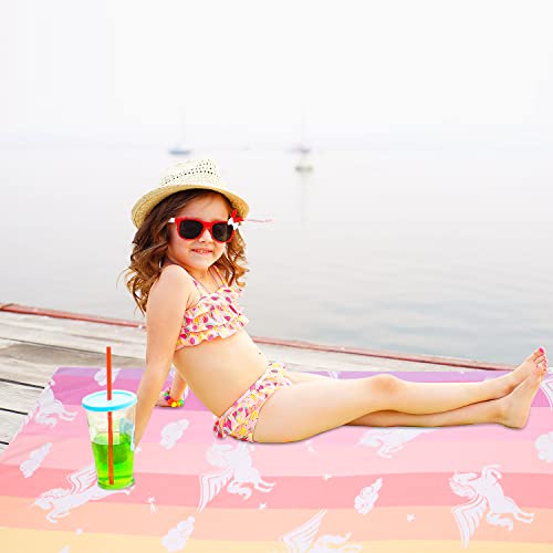 Livilan Small Unicorn Towel For Kids Girls thumb #1