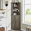   649-Tall-Bathroom-Corner-Cabinet-Farmhouse-Floor-Corner-Cabinet-with-Doors-and-Adjustable-Shelves-Freestanding-Wooden-Storage-Hutch-Cupboard-for-Bathroom-Kitchen-Living-Room-Grey