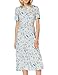 Produktbild Amazon-Marke: find. Damen Midi-Hemdkleid, Mehrfarbig (Ditsy Print), 36, Label: S