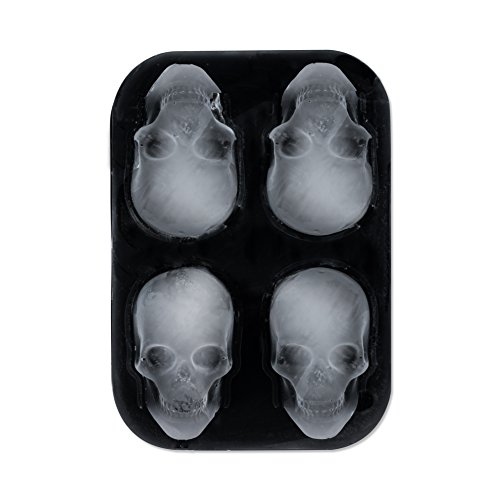 Molde de hielo de silicona Foster & Rye calavera flexible miniatura 1
