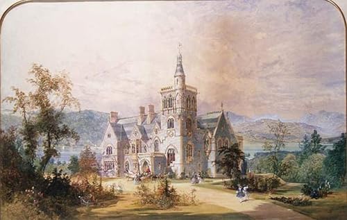 Tableaux Peinture sur Toile manoir écossais Nash décoration murale chambre adulte 60x90