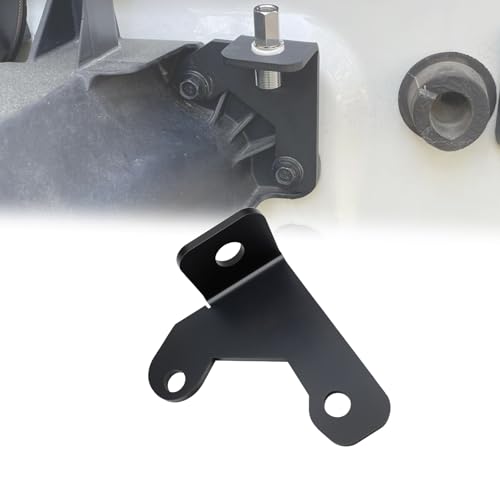 Image of CB Radio Antenna Spare Tire Mount Bracket for 2007-2018 Jeep Wrangler JK JKU Unlimited Rubicon Sahara 2 /4 Door, No-Drill Steel Antenna Holder for Offroad Ham Radio Scanner Whip Antennas