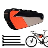 Utilisation polyvalente et sûre : profitez d'une course stable avec ce sac de vélo qui fixe en toute sécurité les sacs et autres objets pendant le parcours. Les sangles intégrées garantissent que les clés restent en place et ne se perdent pas, tandis que les bandes réfléchissantes des deux côtés avertissent les conducteurs de votre présence, améliorant la visibilité nocturne. Une action de stockage multifonctionnelle pratique et fiable pour les cyclistes, idéale pour garder les organisés et