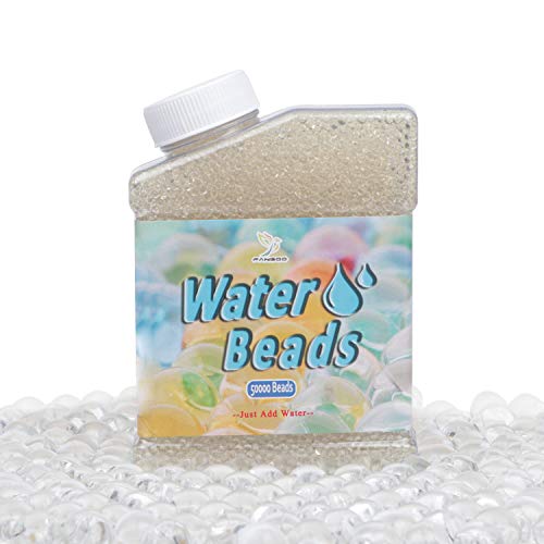 50000 psc Perlas de Gel para El Agua Cuentas de Agua Claro de Crecimiento , Perlas del Gel del Agua para El llenador del Florero