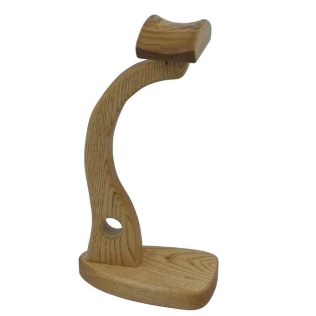 Soporte para Auriculares Soporte para Auriculares De Escritorio Hecho A Mano, Accesorios Mesa Juegos, Multifunción para, Simple para oficinas y Sala de Juegos(Ash)