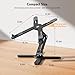 OMOTON 360° Rotating Laptop Stand Riser for Desk, Ergonomic Foldable Computer Stand Adjustable Height Angles for Collaborative Work, Easy Storage Fit Macbooks,All Laptops up to 16 inches, Black