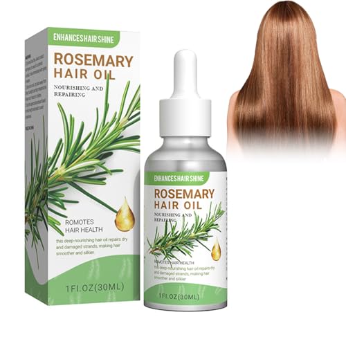 Eazerom 01 Aceite De Romero Para El Cabello,30ml Aceite de Romero Para Mujeres y Hombres,Natural Estimula el Crecimiento del Cabello,Aceite de Romero Para el Cabello con Peine de Masaje