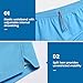 maamgic Gym Shorts for Men 7 inch Inseam with Liner Stretch 2 in 1 Workout Shorts Men Quick Dry Athletic Running Shorts Blueish Green Small