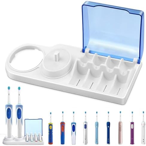 Linkidea Wandhalterung Für Elektrische Zahnbürsten Mit Kabelmanagement - Kompatibel Mit Oral-B IO, Genius & Smart Serie