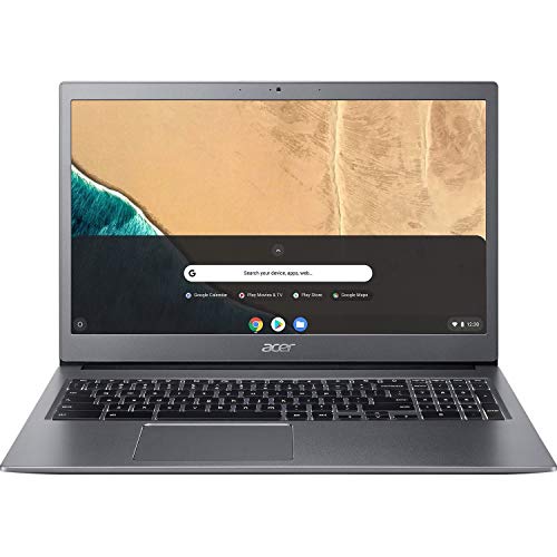 Image of acer Chromebook 715 CB715-1WT CB715-1WT-32JS 15.6 inch Yes Chromebook - Full HD - 1920 x 1080 - Intel Core i3 (8th Gen) i3-8130U Dual-core (2 Core) 2.2GHz - 8GB RAM - 128GB Flash Memory - Steel Gray