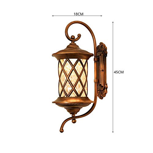 Lampe murale extérieure rétro E27 Victoria étanche pour cour et balcon