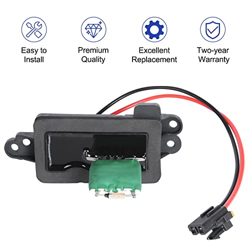 Hvac Fan Blower Motor Resistor Kit With Harness Compatible With 2002-2009 Chevy Trailblazer Gmc Envoy, 2004-2007 Buick Rainier, 2002-2006 Gmc Envoy Xl, 2003-2008 Isuzu Ascender，Replaces Oe# 89019100 #TOP2