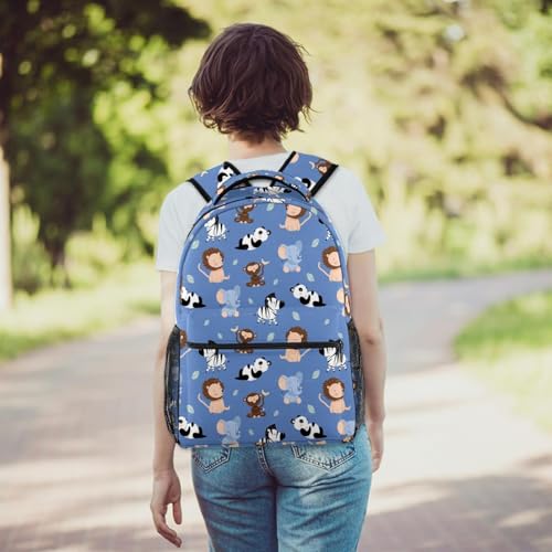 Sac à dos d'école ergonomique et multicolore avec grand compartiment