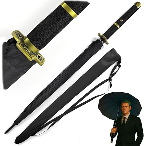 Swords and more One Piece Regenschirm, 16K Premium Version, Groß Katana...