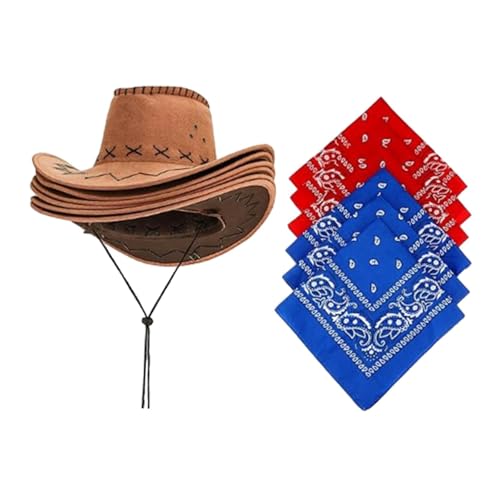 Chapeaux de cowboy western et bandanas pour réussir vos déguisements de groupe