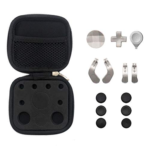 E-WOR 13 en 1  Metal Mod 6 Swap Thumbsticks Joysticks, 4 palas y 2 almohadillas para mando Xbox One Elite Series 2