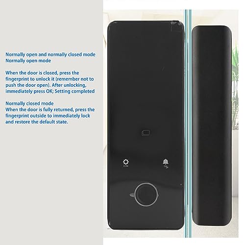 Trava de entrada multifuncional à prova de poeira com senha e impressão digital para porta de madeir