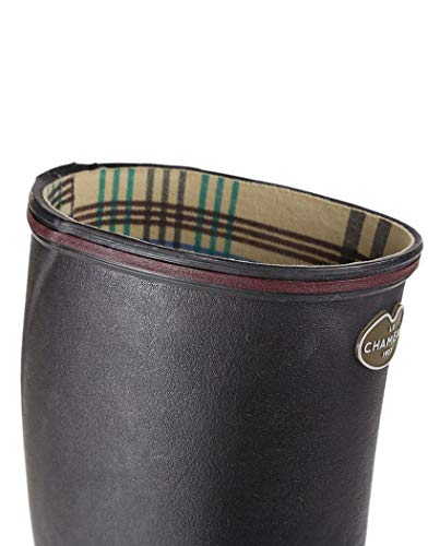 Le Chameau Giverny Jersey Lined Wellington Boots EUR 38 Noir