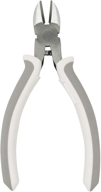 Cortador de alambre de precisión DIY de 6" para manualidades, blanco/gris