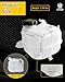 CZTHQP 603-838 Coolant Reservoir Tank Compatible with Chrysler 200 2015-2017, 68096261AA Engine Water Reservoir Tank with Lid Replacement for Jeep Cherokee 2014-2018