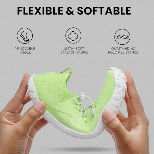 Image of Barefoot Water Shoes for Men Women 2026 Quick Dry Athletic Shoes Non-Slip Wide Toe Aqua Footwear Beach Swim Hiking Kayaking Yoga Outdoor Sport
