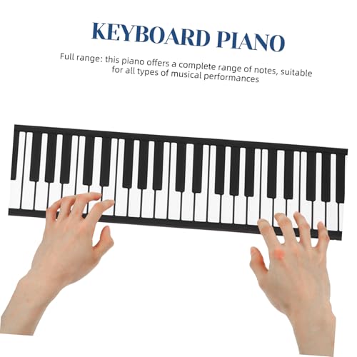 TOYANDONA 88 Rouleaux Clavier De Piano Roulé À La Main À 88 Touches Piano Enroulable Pliable Piano Roulé À La Main Piano Portable Piano Électronique Enroulable Piano Électronique Portable - Les Beatles, Paul McCartney, John Lennon, RIngo Starr, George Harrison TOYANDONA 88 Rouleaux Clavier De Piano Roulé À La Main À 88 Touches Piano Enroulable Pliable Piano Roulé À La Main Piano Portable Piano Électronique Enroulable Piano Électronique Portable – Image 4