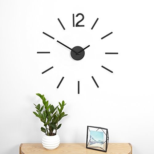 Mejores comprativas On-line Reloj de pared negro - cinco favoritos. 23 Imagen adicional