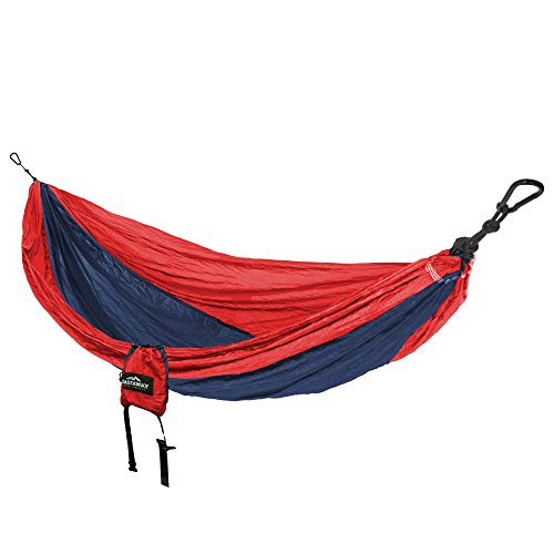 Castaway Hammocks PA-7036 Single Travel, Red/Navy