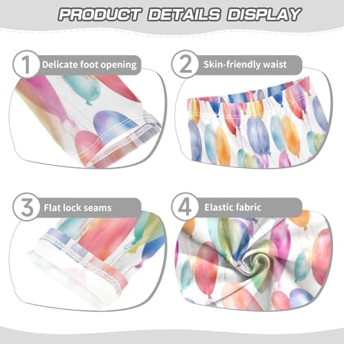 Toddler Girls Leggings Printed Yoga Pants Leggings Colorful Balloons for Kids3