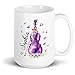 Personalized Cello Mug Gift, Cello Mug, Orchestra Mug, Cellist Mug, Cello Coffee Mug For Cellist, Musician Mug, Cello Gifts, Cello Teacher Mug, Custom Name Cello Player Mug, Instrument Mugs 11oz 15oz