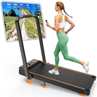 Walking Pad Treadmill with 10% Incline, Upgraded 3.5HP Low Noise Treadmills for Home, Trisomy 4 in 1 Foldable Treadmill, Walking Pad with Handle, 350+lb Capacity, Shock Absorption, Smart APP & Remote