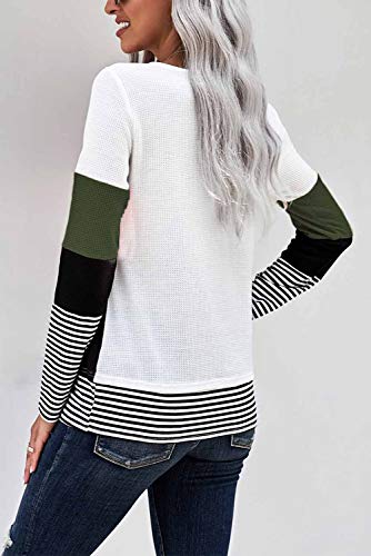 Image of CNFUFEN Short /Long Sleeve T Shirts for Women Fashion Casual Summer Lightweight Solid Trendy Tops