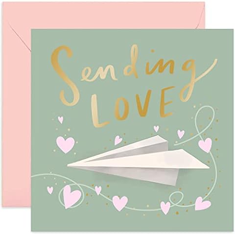 Old English Co. Paper Plane Card - Sympathy Cover