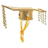 Signification historique : cette coiffe représente l'histoire et la culture de la chine ancienne. chapeau d'empereur chinois, accessoire de cosplay
