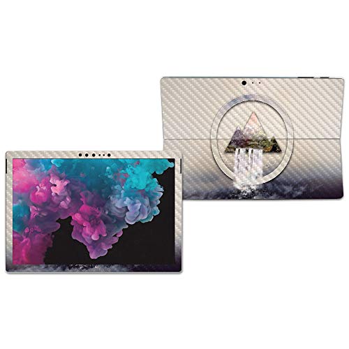 Image of MIGHTY SKINS MightySkins Carbon Fiber Skin for Microsoft Surface Pro 6 - Waterfall | Protective, Durable Textured Carbon Fiber Finish | Easy to Apply, Remove, and Change Styles | Made in The USA