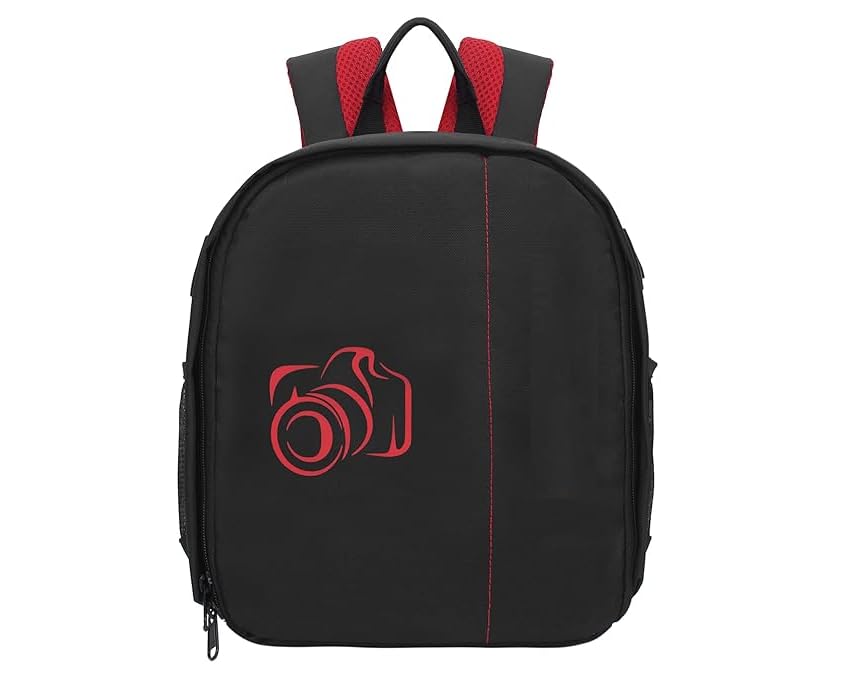 Image of GadgetBite Camera Bag Hardshell Water Resistant Professional Camera Backpack with Rain Cover Customizable Shockproof Lens Pockets for DSLR Lenses Go Pro Canon Nikon Sony Cameras Accessories