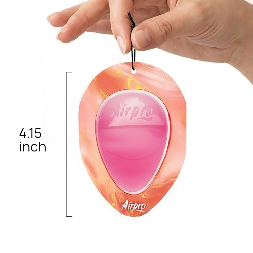 Image of Airpro Essentials Fruit Harmony Hanging Gel Car Air Freshener | Leak-Proof Gel Based Car Perfume | Car Fresheners Long Lasting 30 Days | Sweet Fruity Fragrance | Hanging Car Perfume (11.3g)