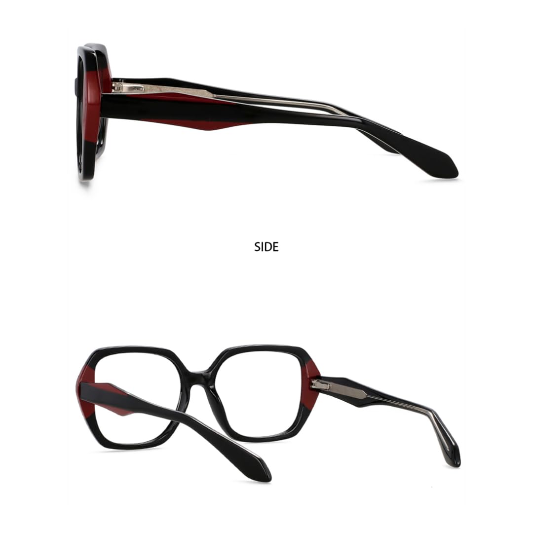 Okulary przeciwsłoneczne damskie Cat Eye Vintage Plastic Titanium Big Frame