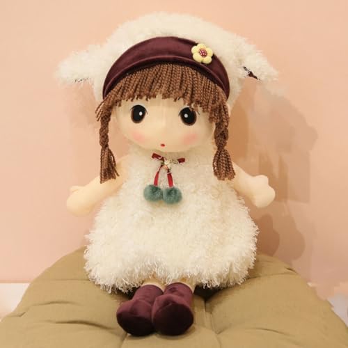 抱き枕 ごっこ遊び クッション 腹ばい枕 本物そっくり ままごと ぬいぐるみ 人形 ガールズ 大きいサイズ 柔らかい 面白いグッズ 抱き心地 男の子 女の子 プレゼント 子供 おもちゃ 贈り物 ホワイト 40cm