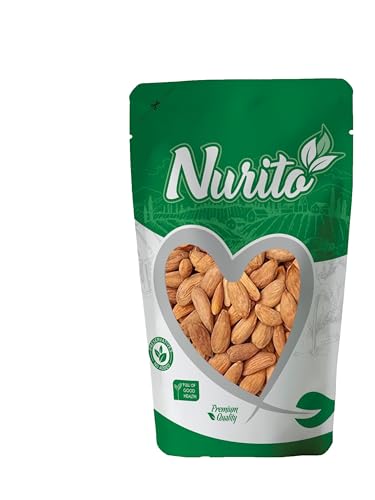 Image of Nurito Gurbandi Almonds 200 Grams with Rich Flavor, High Antioxidant Content, and Brain-Boosting Nutrition for Daily Vitality and Wellness |Packed with Energy to Support Kids' Learning, Adults' Productivity, and Elders' Strength