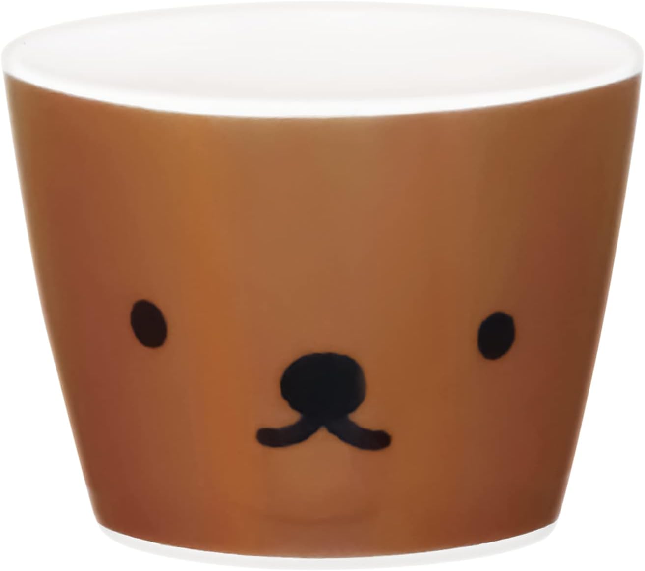 Kaneshotouki 409120 Dick Bruna Miffy Face Up Rice Bowl - Small 4.1 Inches (10.5 cm), White - Cute Kitchen Dishware for Adults and Children
