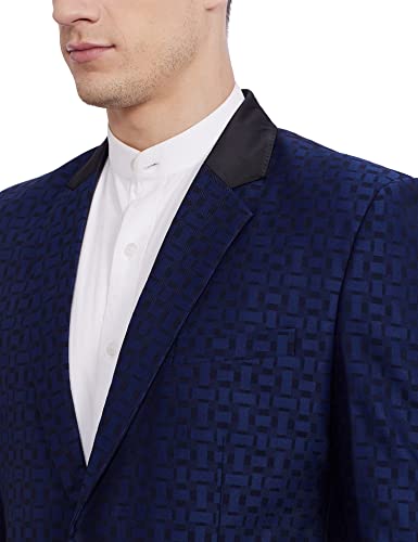 Image of Ethnix by Raymond Men's Geometric Weave Jacket Regular Blazer
