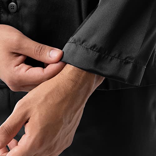 Joseph Abboud Men's Long Sleeve Charmeuse Satin Pajama Sleep Set4