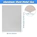 6061-T6 Aluminum Sheet 10 x 17 x 1/8 Inch Thickness Durable Aluminum Plate, Thick Metal Aluminum Sheet Covered with Protective Film for Industry, DIY